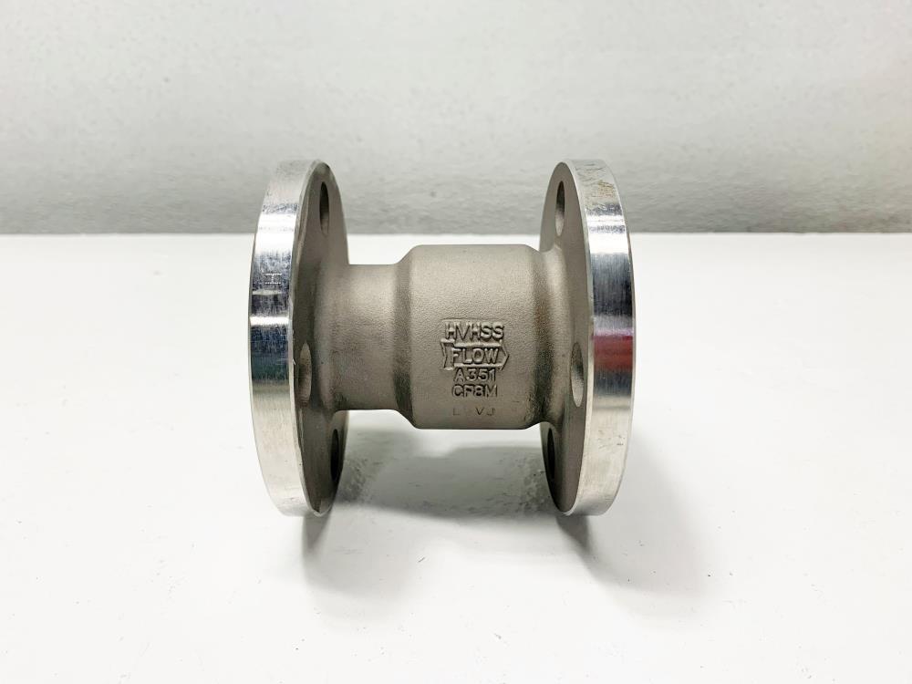 Check-All 1" Horizontal Vertical Flanged Check Valve, #HVHSS, A351, CP8M